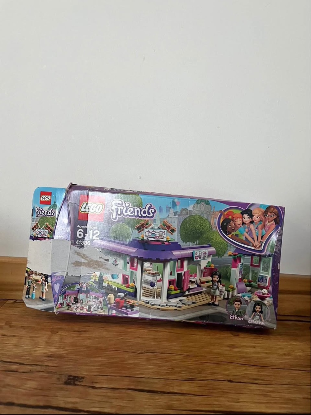 LEGO Friends Emma’s art cafe. Put together once, all pieces included.